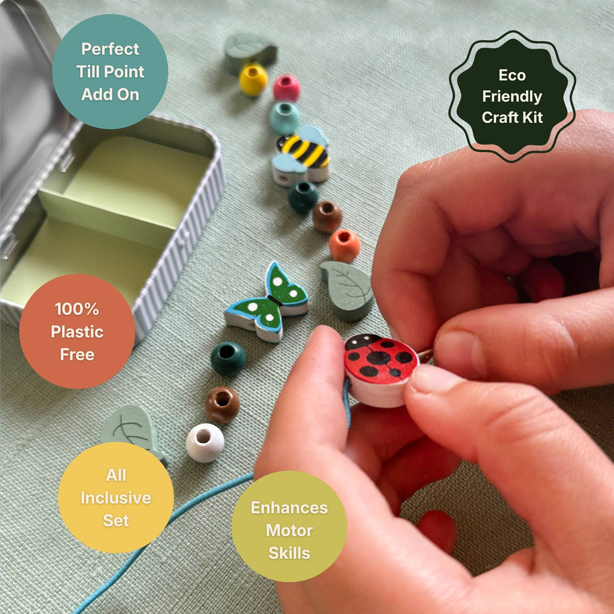Cotton Twist Bracelet Beading Kits — Mini