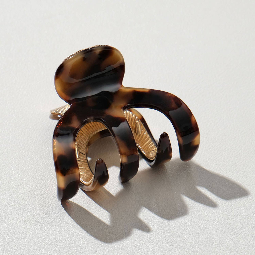 Jade Vintage Octopus Metal Claw Clip - Small